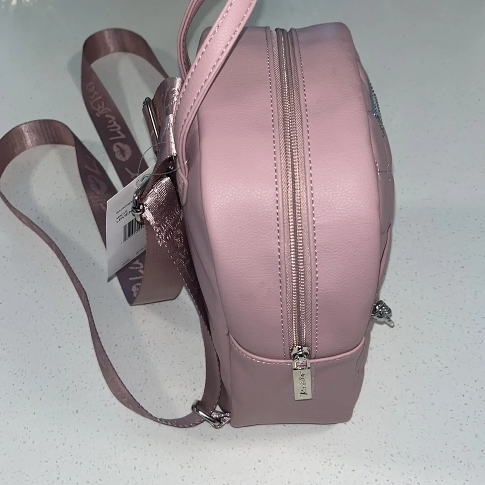 Backpack - Adorable Mauve Backpack by Betsy Johnson, New with Tags